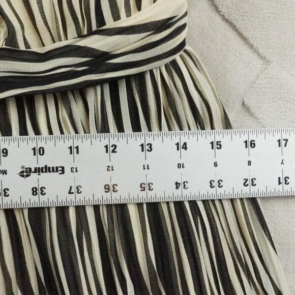 Alice + Olivia Fit & Flare Dress Womens Extra Small Striped Floral print - Picture 7 of 11